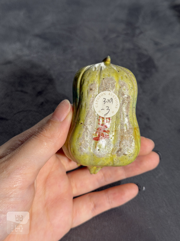 民国粉彩仿生三多瓷塑一组三件 - 图20